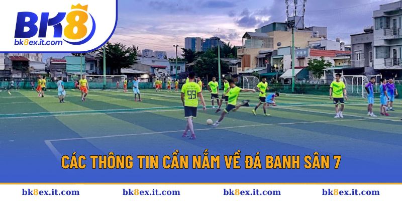Các thông tin cần nắm về đá banh sân 7 Các thông tin cần nắm về đá banh sân 7
