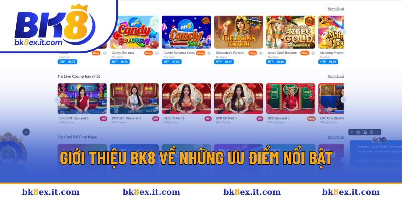 Giới Thiệu BK8 về sản phẩm và dịch vụ