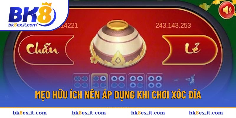 Mẹo hữu ích nên áp dụng khi chơi xóc đĩa Mẹo hữu ích nên áp dụng khi chơi xóc đĩa