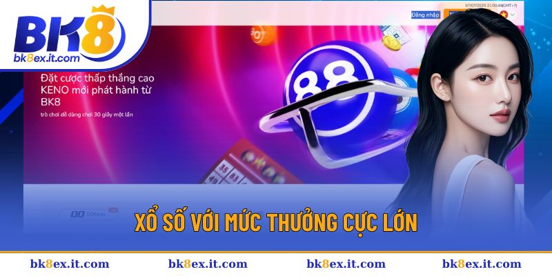 Sảnh game xổ số chứa đựng nhiều thưởng lớn